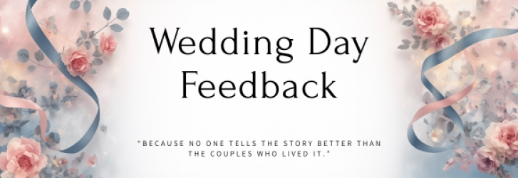 Wedding feedback