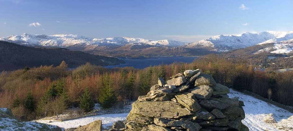 Snow on the hills